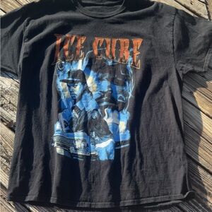 Black Graphic ICE CUBE T-Shirt